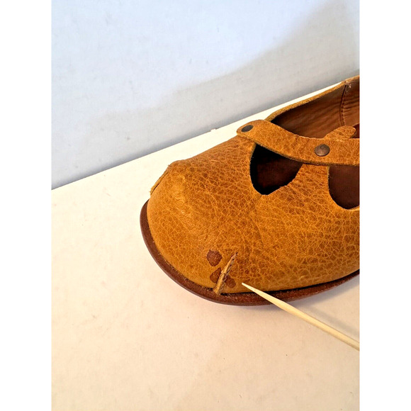 Women's Shoes Size 7/37 Leather Boho CottageCore Trendy Rare Handmade Fairycore - Picture 5 of 8